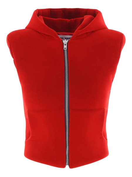 Duran Lantink Hooded Padded Waistcoat - Red 