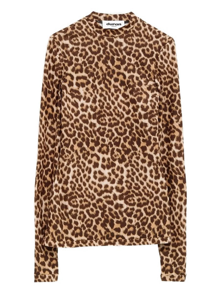  Duran Lantink Leopard Top - Brown 