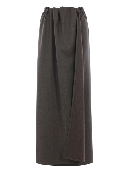  Dusan Elastic-waist Skirt - Grey 