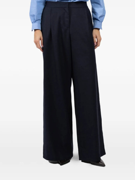  Dusan Pleated Trousers - Blue 