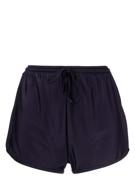  Duskii Elasticated-drawstring Swim Shorts - Purple 