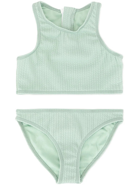  Duskii Girl Aya Zip Bikini Set - Green 