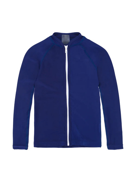  Duskii Girl Long Sleeve Rash Vest - Blue 