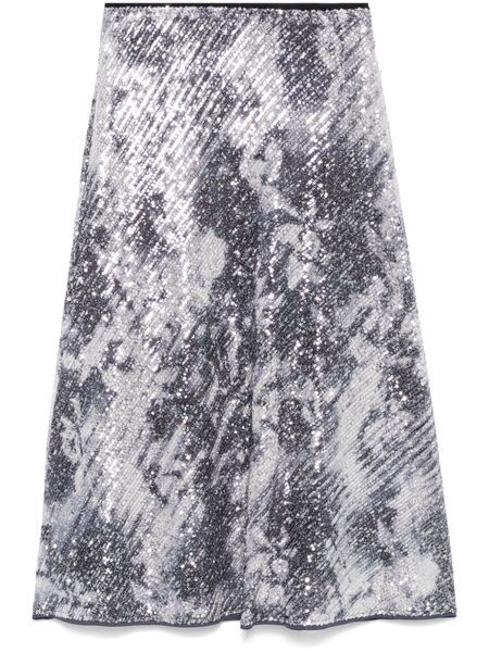  Dvf Diane Von Furstenberg Araminta Midi Skirt - Black 