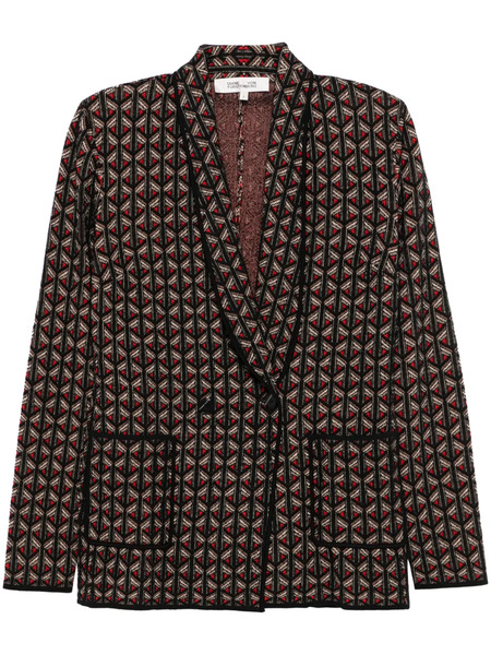  Dvf Diane Von Furstenberg Trillian Blazet - Black 
