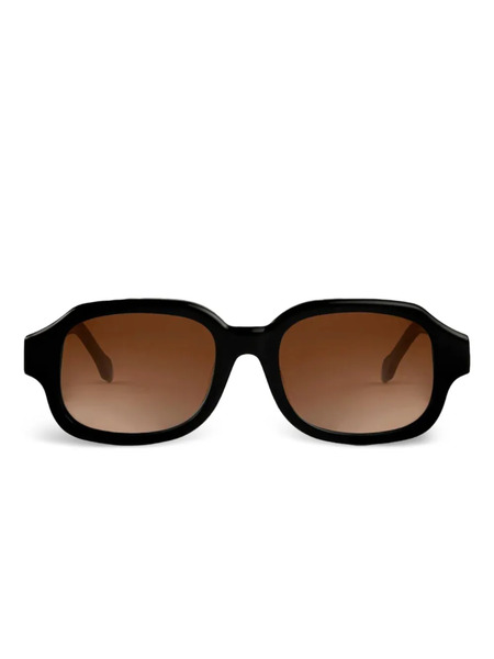  Dyrka Morghen Square-frame Sunglasses - Black 