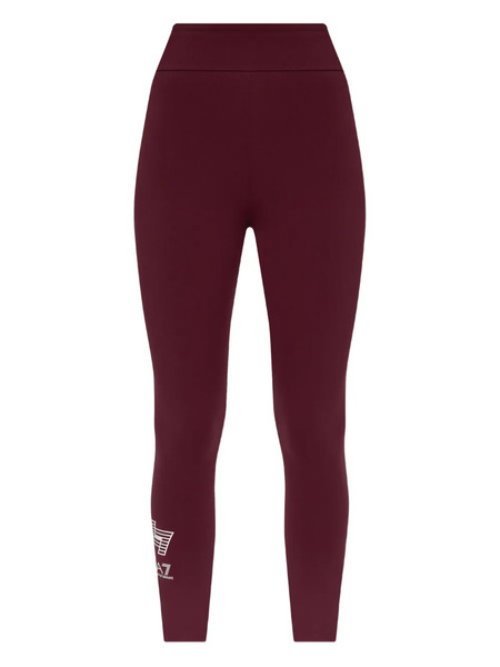  Ea7 Emporio Armani Logo-print Leggings - Red 
