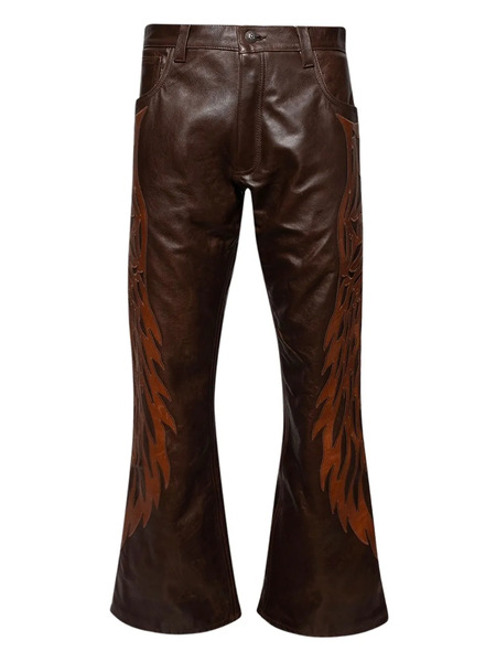  Earthling Vip Leather Trousers - Brown 