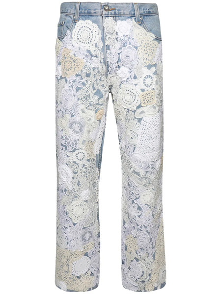  Earthling Vip Poetic Lust Wide-leg Jeans - Blue 