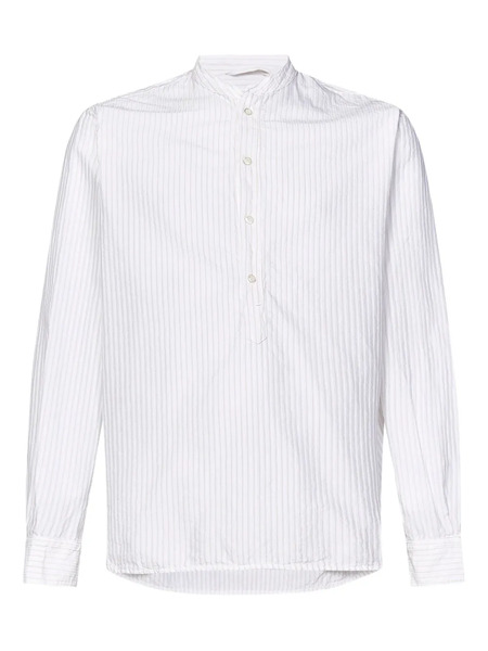  East Harbour Surplus Striped Button-up Shirt - White 