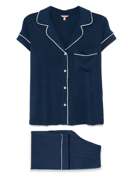  Eberjey Gisele Cropped Pyjama Sets - Blue 