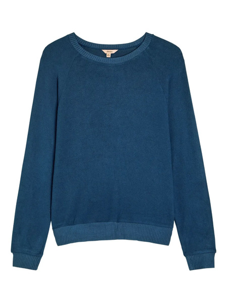  Eberjey Ribbed Crew-neck Sweater - Blue 