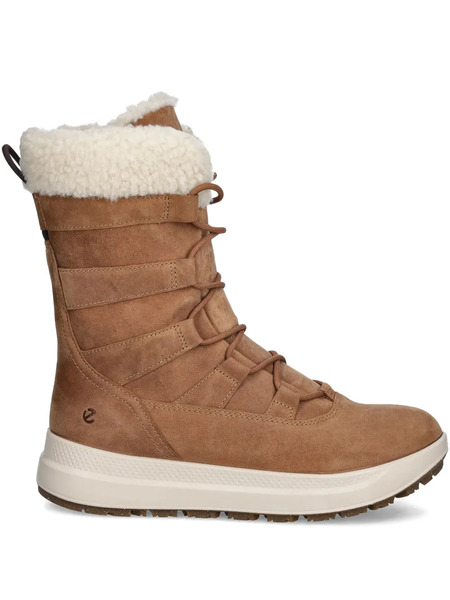  Ecco Solice Lace-up Snow Boots - Brown 