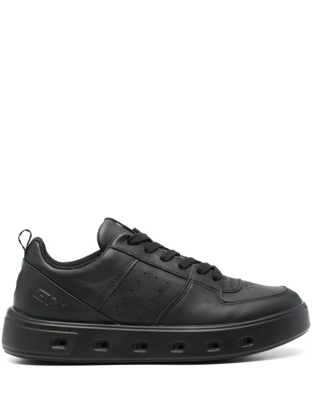  Ecco Street7 20 Leather Sneakers - Black 