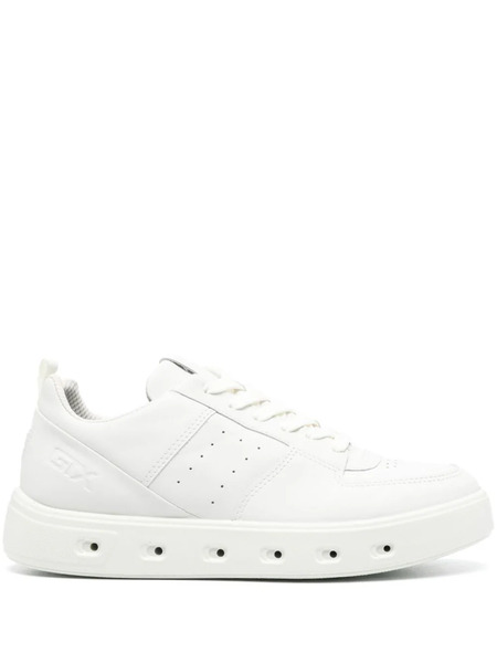  Ecco Street Leather Sneakers - Neutrals 