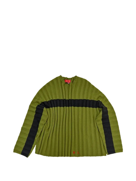  Eckhaus Latta Keyboard Ribbed Sweater - Green 