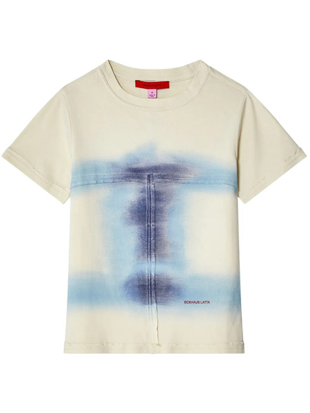  Eckhaus Latta Lapped T-shirt - White 