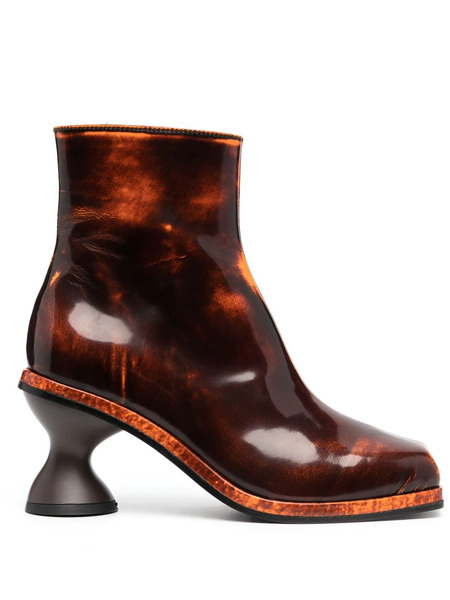  Eckhaus Latta Sculpted-heel Boots - Brown 