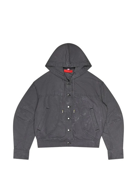  Eckhaus Latta Site Hooded Jacket - Grey 