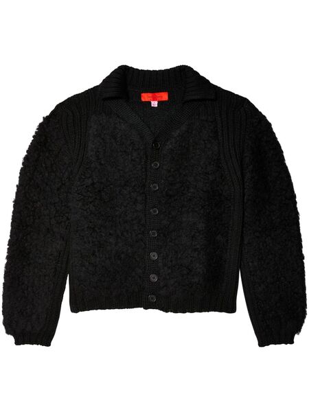  Eckhaus Latta Teddy Cardigan - Black 