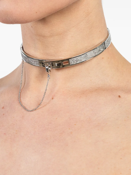 Eddie Borgo Chain Choker Necklace - Silver 