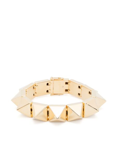  Eddie Borgo Large Pyramid Bracelet - Gold 