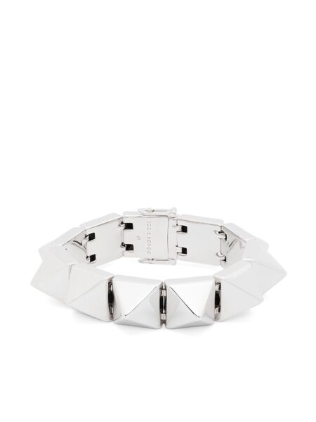  Eddie Borgo Large Pyramid Bracelet - Silver 