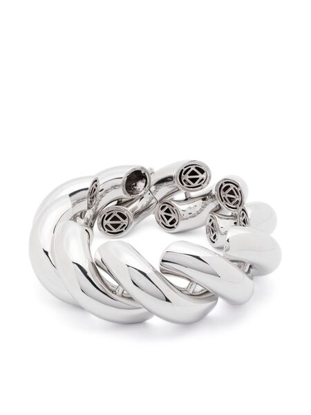  Eddie Borgo Large Rope Bracelet - Silver 