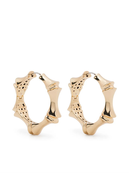  Eddie Borgo Largu Bambu Hoop Earrings - Gold 