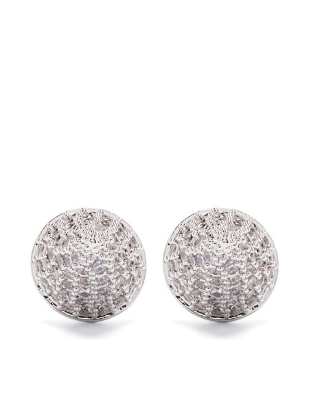  Eddie Borgo Pavé Cone Earrings - Silver 