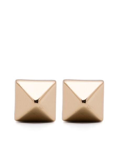  Eddie Borgo Pyramid Stud Earrings - Gold 