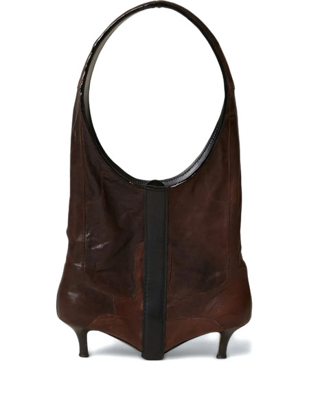  Eden Tan Bootbag Heel-detail Tote Bag - Brown 