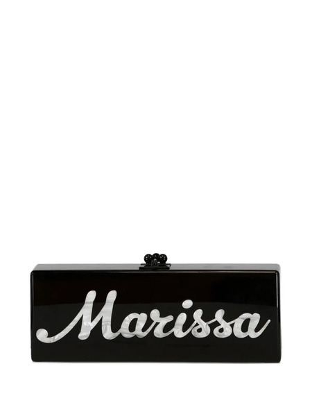  Edie Parker Flavia Rectangular-shape Clutch Bag - Black 