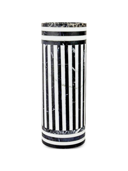  Editions Milano Bloom 2 Marble Vase - Black 