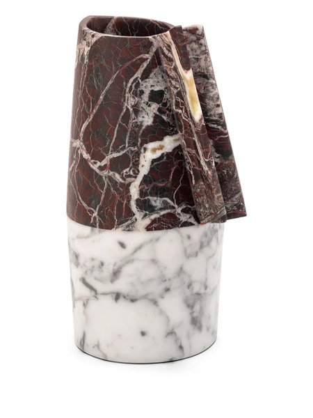  Editions Milano Marble Asymmetric Jug - Red 