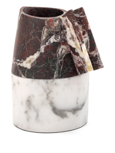  Editions Milano Marble Vessel - Red 