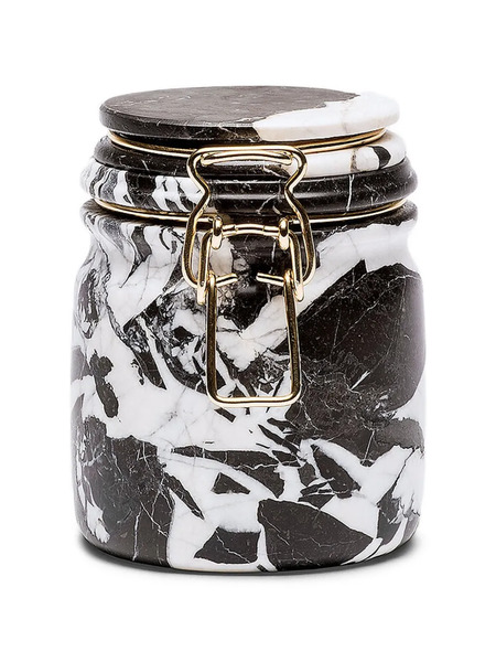  Editions Milano Miss Marble Grand Jar (12cm) - Black 