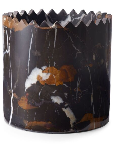  Editions Milano Small Triangoli Vase (15cm) - Black 