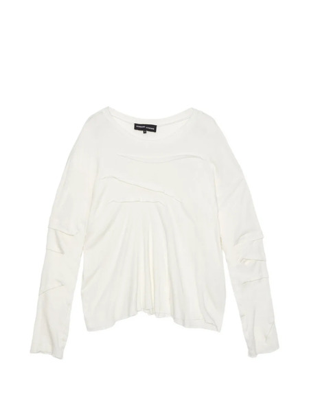  Edward Cuming Dart Long-sleeved T-shirt - White 