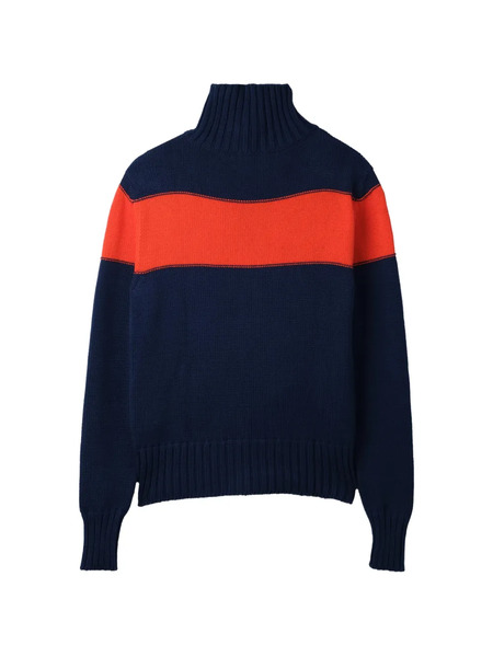  Edward Cuming Striped Knitted Sweater - Blue 