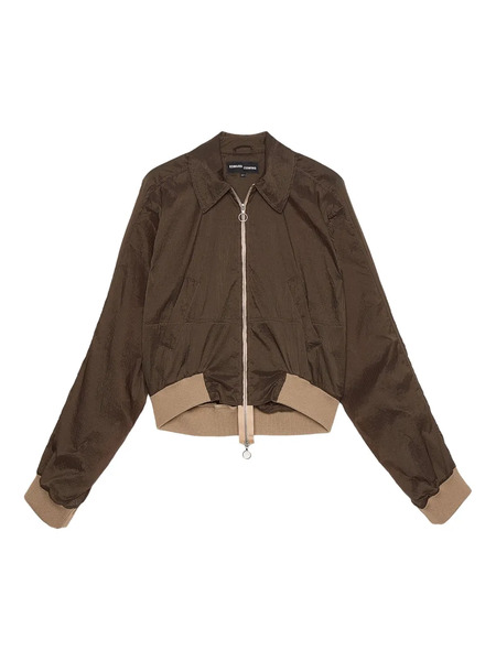  Edward Cuming Zip-up Lightweight Jacket - Brown 