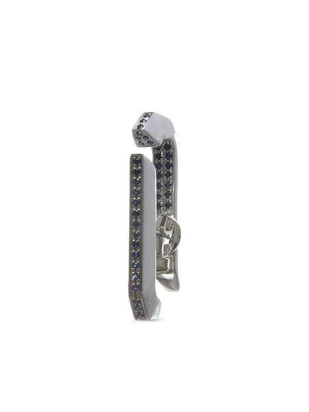  Eéra 18k Gold Diletta Blue Sapphire Earring - Silver 