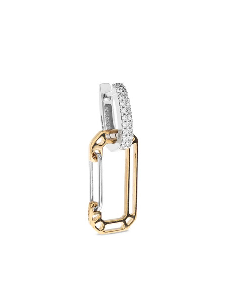  Eéra 18k White And Yellow Gold Anima Small Single Earring - Silver 