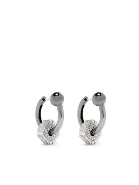  Eéra 18kt Gold Mini Hoop Earrings - Silver 