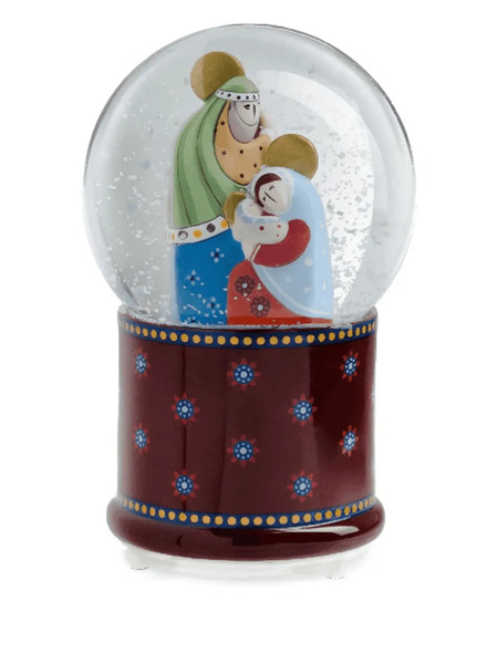  Egan Christmas Snow Globe (10cm X 16cm) - Red 