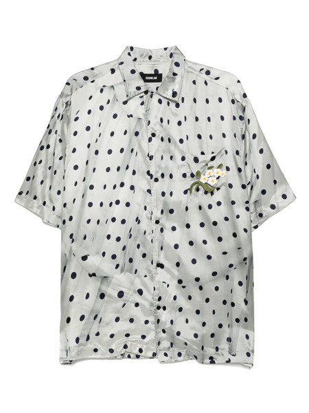  Egonlab. Polka-dot Shirt - Green 