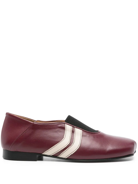  Egonlab. Stripe-detail Loafers - Red 
