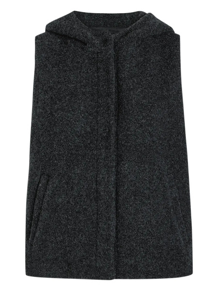  Eileen Fisher Hooded Gilet - Grey 