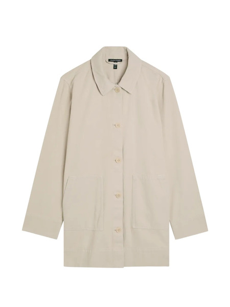  Eileen Fisher Patch-pocket Coat - Neutrals 