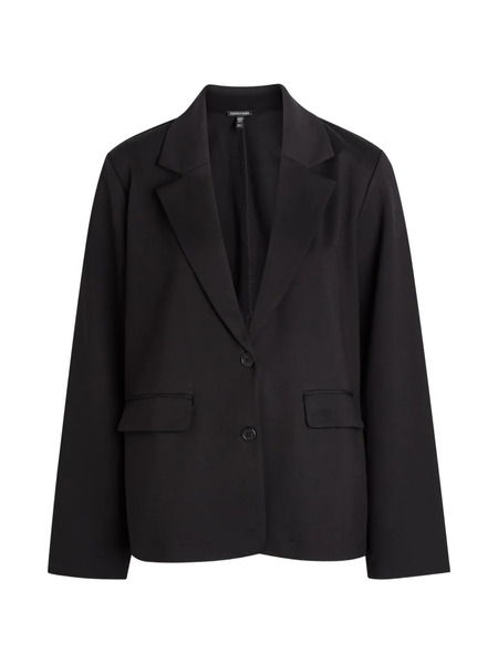  Eileen Fisher Two-button Blazer - Black 